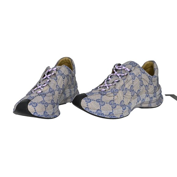 Gucci 721116 Men's GG Run Leather Sneakers - Picture 2 of 12